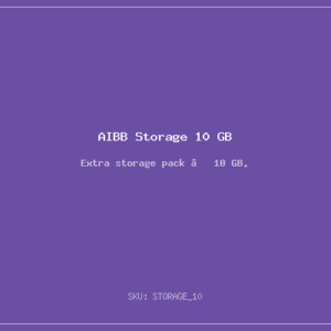 AIBB Storage 10 GB